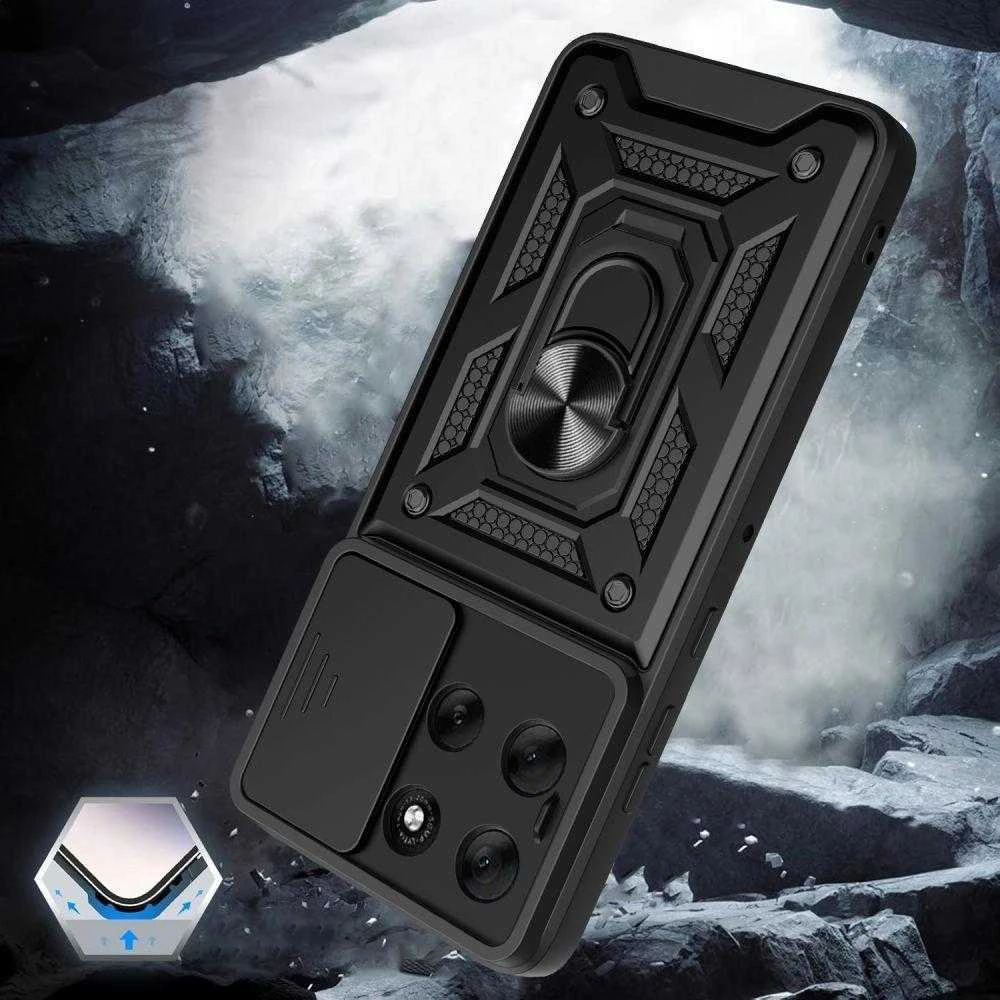 Dėklas Tech-Protect CamShield Pro Case for Motorola Moto G86 5G - Juodas