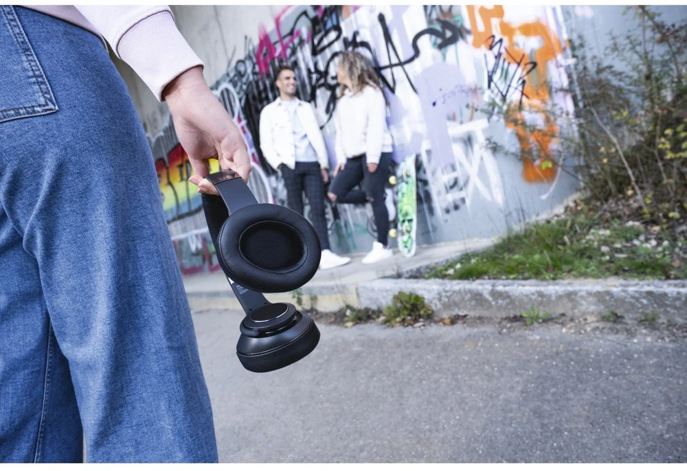 Ausinės Hama Passion Paverskite Bluetooth juodą