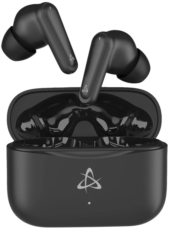 Dėklas Juodos Bluetooth į ausį įdedamos ausinės