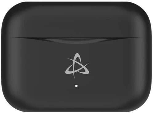 Dėklas Juodos Bluetooth į ausį įdedamos ausinės