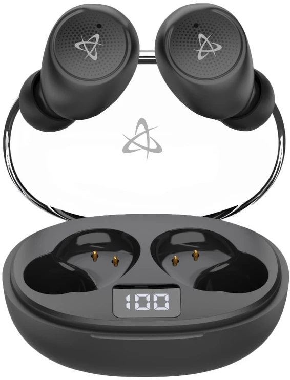 Dėklas Juodos Bluetooth į ausį įdedamos ausinės Sbox EB-TWS115