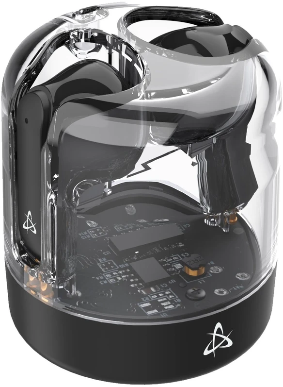 Dėklas Juodos Bluetooth į ausis įdedamos ausinės Sbox EB-TWS12