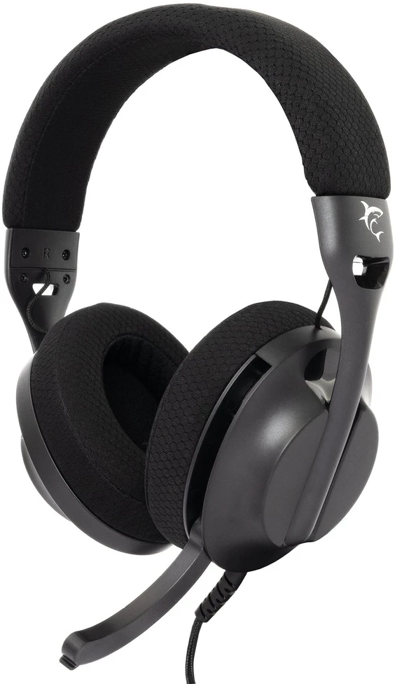 Dėklas Juodos stereo 2.0 žaidimų ausinės Baltas Shark PARROT GH-2440