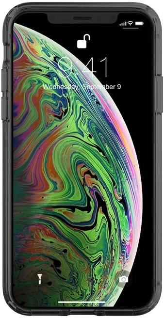 Just Mobile Tenc Air dėklas skirtas Apple iPhone Xs / X Crystal Juodas