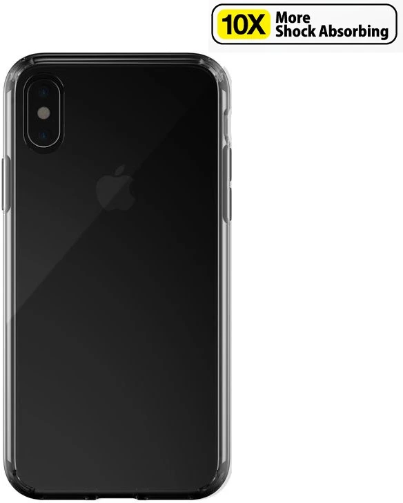 Just Mobile Tenc Air dėklas skirtas Apple iPhone Xs / X Crystal Juodas