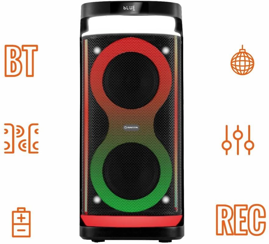 Karaoke kolonėlė Manta Argos, 100 W