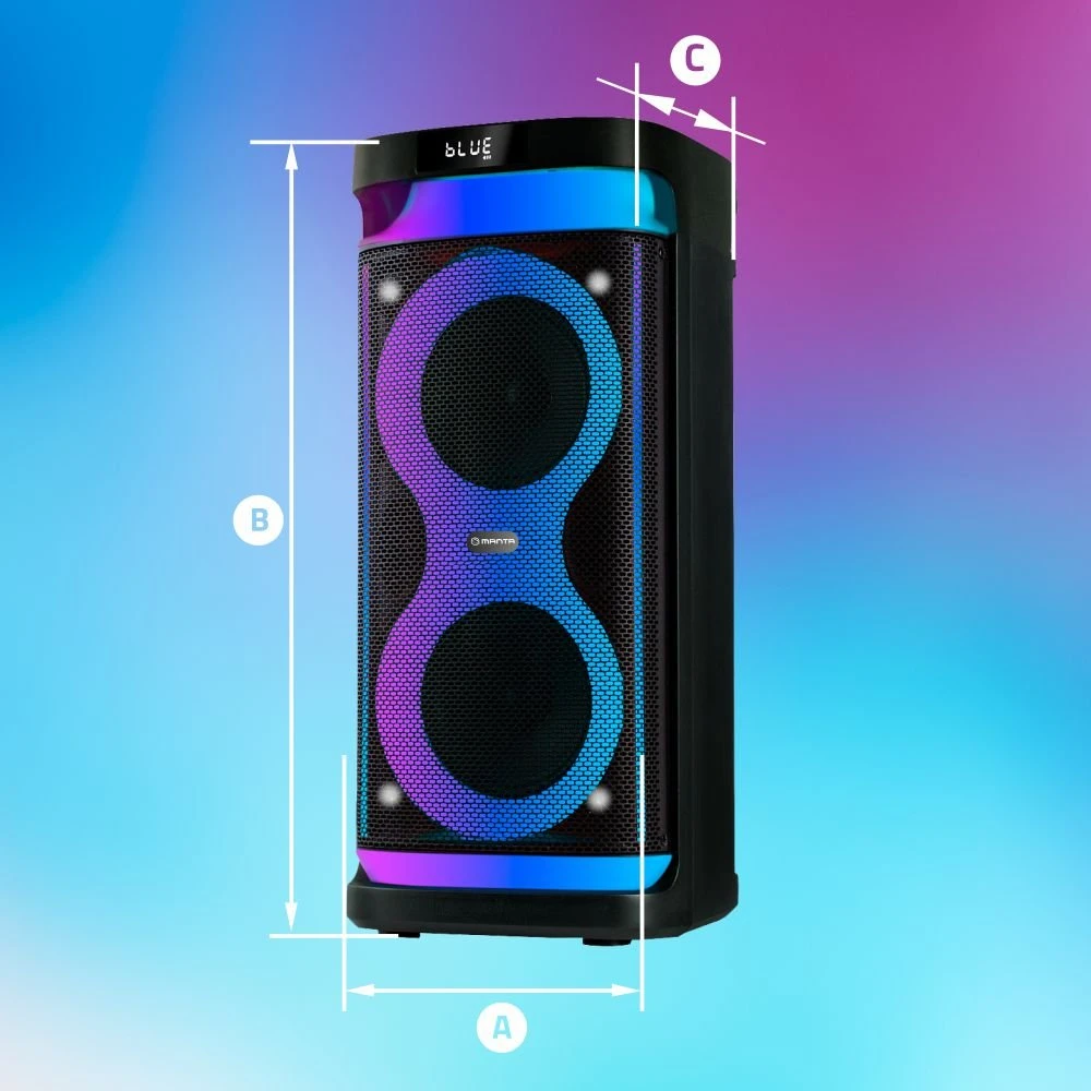 Karaoke kolonėlė Manta Argos, 100 W