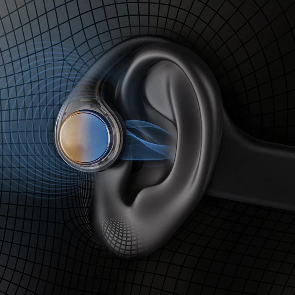Dudao U22 Bluetooth 5.2 Bone Conduction Ausinės with su lankeliu ant galvos - Juodas
