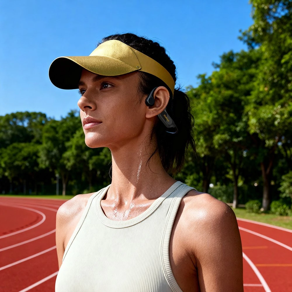 Dudao U22 Bluetooth 5.2 Bone Conduction Ausinės with su lankeliu ant galvos - Juodas