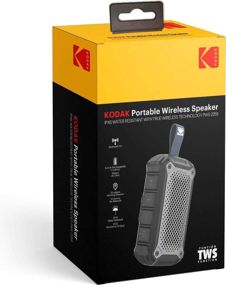 Dėklas Kodak PWS-2259 nešiojamas belaidis garsiakalbis