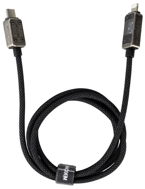 „WEKOME WDC-08 Vanguard“ serijos USB-C į žaibiškai greitą įkrovimą PD 20W 1m jungiamasis laidas, tamsinantis