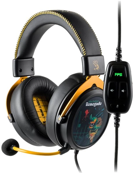 Ausinės A4Tech Bloody M595 USB Renegade Midnight
