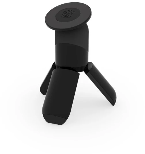 Dėklas STM MagPod - Apple iPhone TriPod su MagSafe Compatibility - juodas