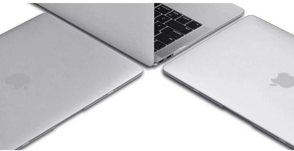 Tech-Protect SmartShell dėklas Apple MacBook Air 13'' 2018-2020 – matinės juodos spalvos