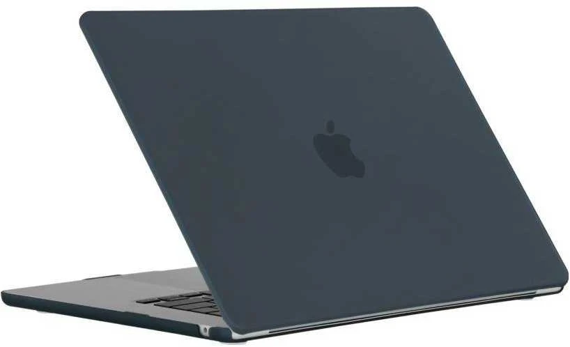Tech-Protect SmartShell dėklas Apple MacBook Air 15" M2 / M3 / 2023-2024 – matinės juodos spalvos