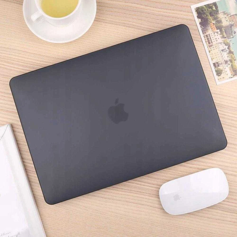 Tech-Protect SmartShell dėklas Apple MacBook Air 15" M2 / M3 / 2023-2024 – matinės juodos spalvos
