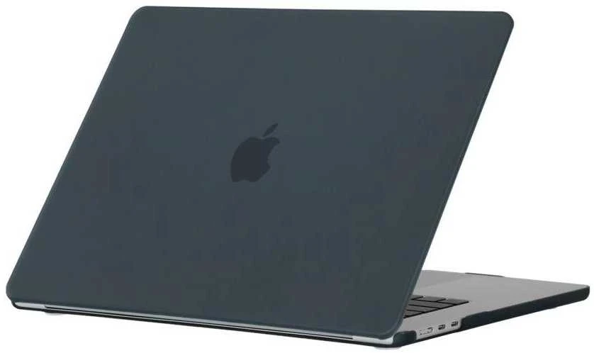 Tech-Protect SmartShell dėklas Apple MacBook Air 15" M2 / M3 / 2023-2024 – matinės juodos spalvos