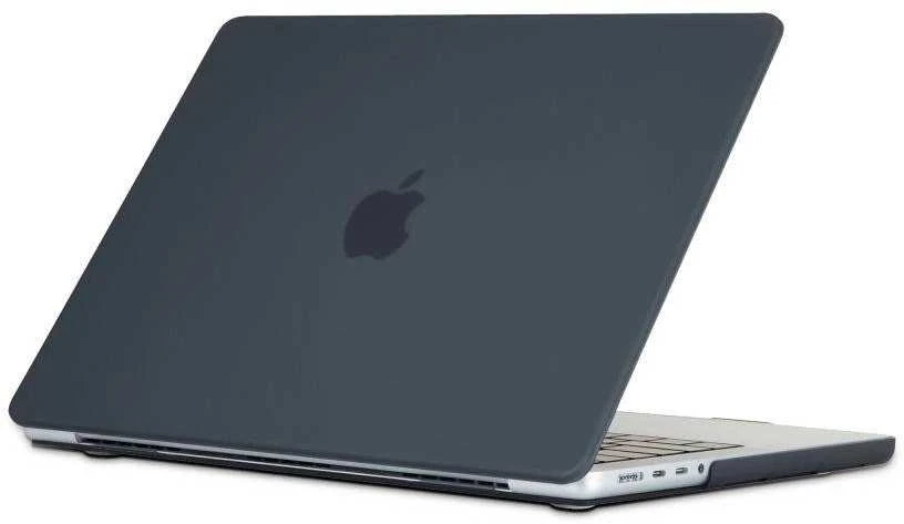 Tech-Protect SmartShell dėklas Apple MacBook Pro 16" M1 / ​​M2 / M3 2021-2023 – matinės juodos spalvos