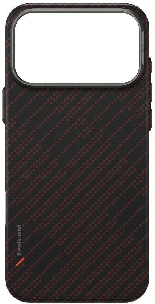 Dėklas UNIQ Keva EDGE Apple iPhone 17 Pro Max Magclick Charging oranžinis