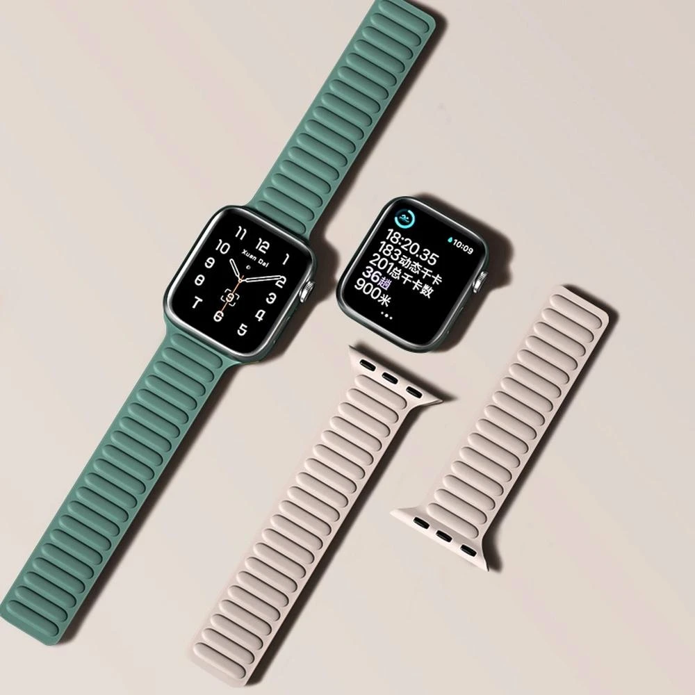 Hurtel Magnetic apyrankė Magnetic apyrankė Bracelet for Apple Watch 38/40mm – Mėlyna