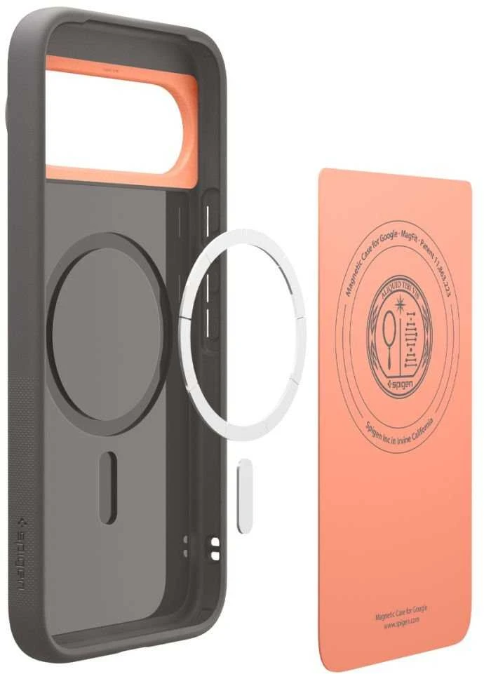 „Spigen Nano Pop Mag MagSafe“ dėklas, skirtas „Google Pixel 10 Pro XL“ – pilkas