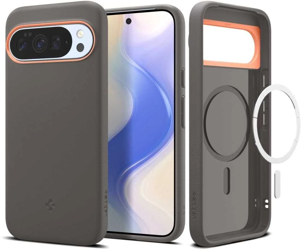 „Spigen Nano Pop Mag MagSafe“ dėklas, skirtas „Google Pixel 10 Pro XL“ – pilkas