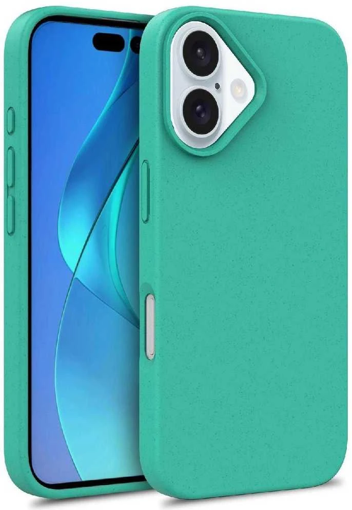 „Hurtel“ kelių spalvų, kviečių spalvos „MagSafe“ dėklas, skirtas „Apple iPhone 16“ ir „mint“ spalvos