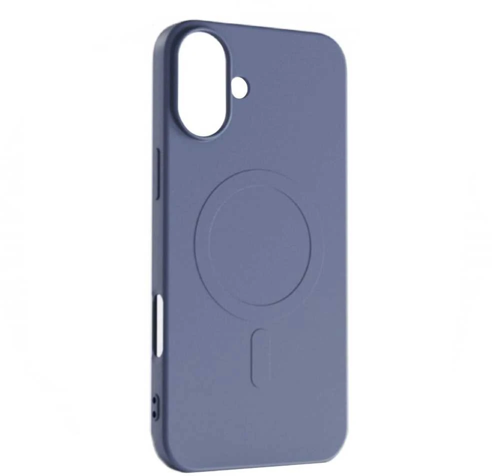 Hurtel Liquid Silikoninis MagSafe Apple iPhone 16 Plus – dark dėklas telefonui mėlynos spalvos
