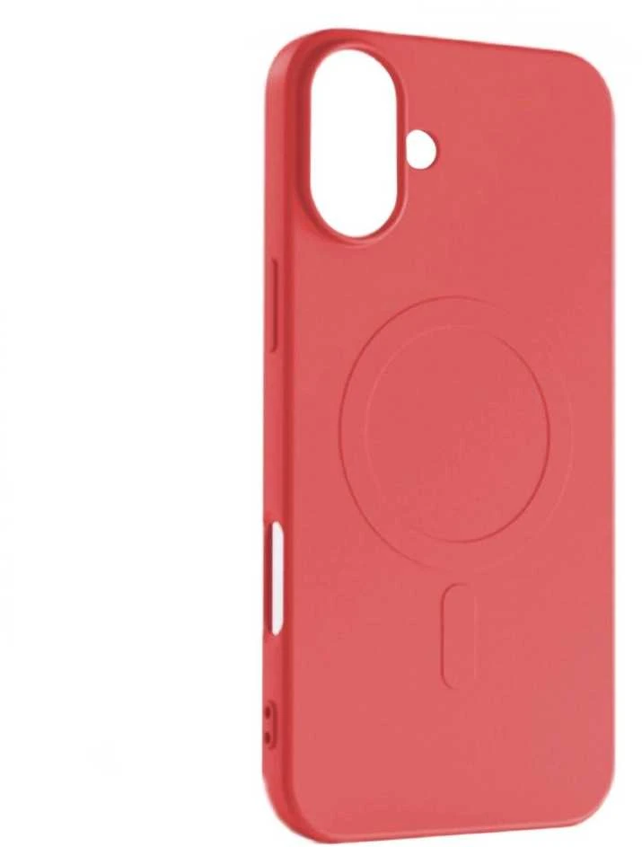 Hurtel Liquid Silikoninis MagSafe Apple iPhone 16 – dėklas telefonui raudonos spalvos