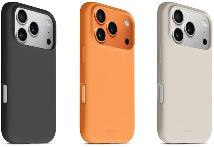Crong Color Cover Magnetic - dėklas MagSafe Apple iPhone 17 Pro Max juodas