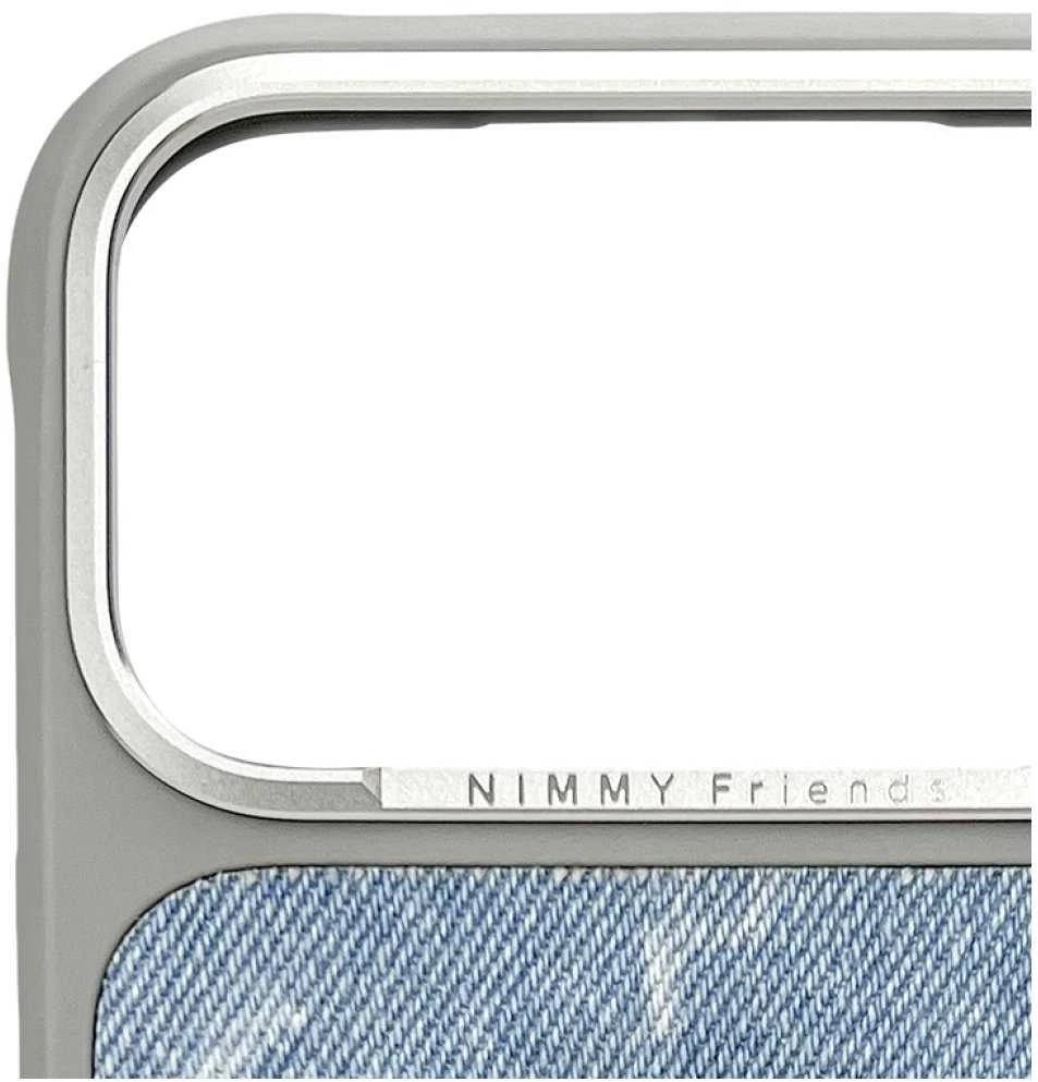 „Nimmy Gentle Pets“ serijos šunims skirtas „MagSafe“ dėklas, skirtas „iPhone 17 Pro Max“ – pilka