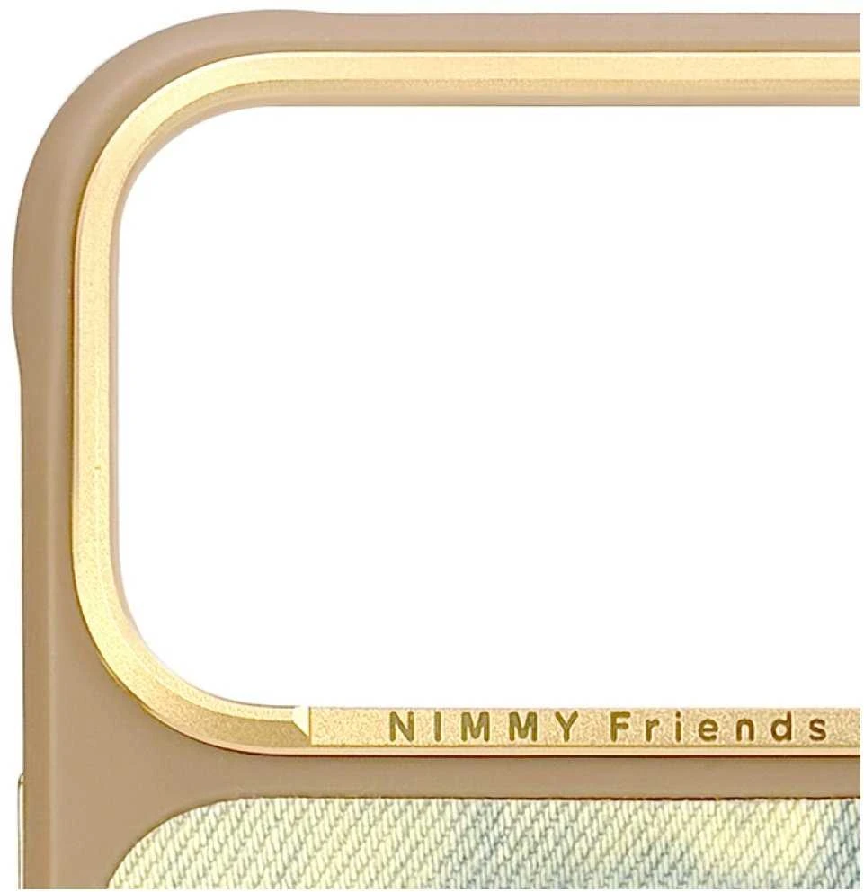 „Nimmy Gentle Pets“ serijos šunims skirtas „MagSafe“ dėklas, skirtas „iPhone 17 Pro“ – ruda