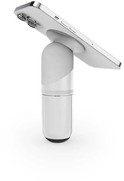 Dėklas STM MagPod – Apple iPhone trikojis su MagSafe suderinamumu – baltas