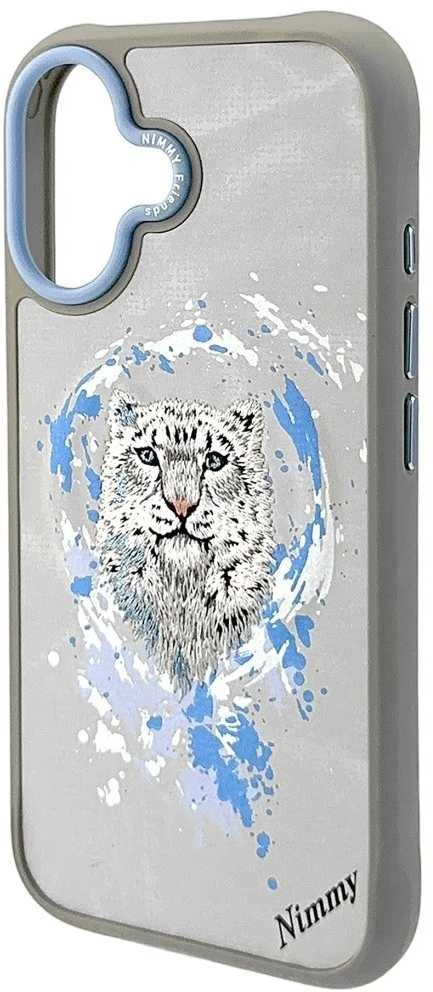 „Nimmy Pantera MagSafe“ dėklas, skirtas „iPhone 17“ – šviesiai pilkas