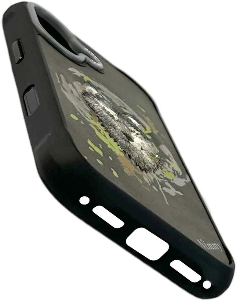 „Nimmy Wilk MagSafe“ dėklas, skirtas „iPhone 17“ – tamsiai pilkos spalvos