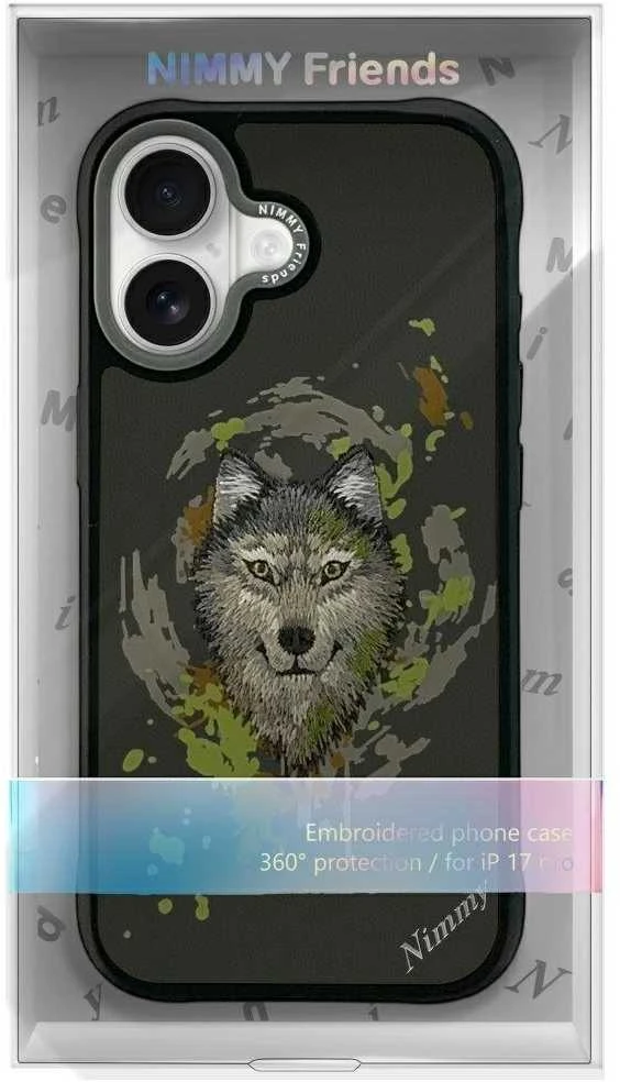 „Nimmy Wilk MagSafe“ dėklas, skirtas „iPhone 17“ – tamsiai pilkos spalvos