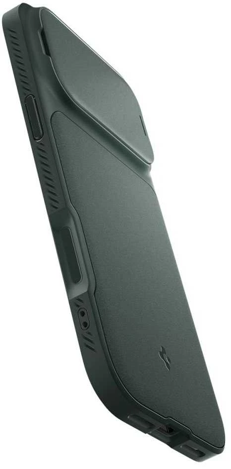 Spigen Optik Armor Mag MagSafe dėklas Apple iPhone 17 Pro Abyss žalios spalvos