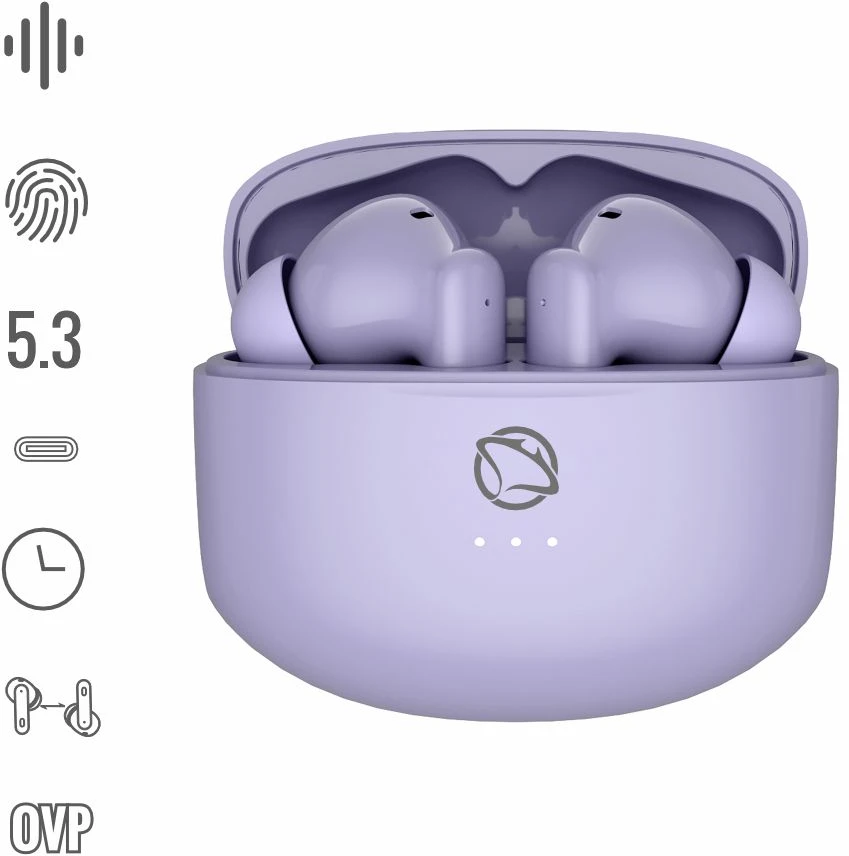 Manta belaidės ausinės Rytmo Violetinė