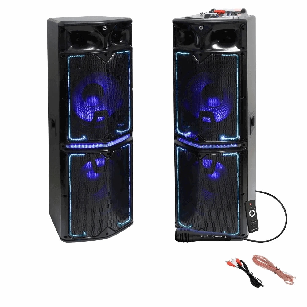 Dėklas Manta Minos L+R garso kolonėlių sistema, Bluetooth, 500 W