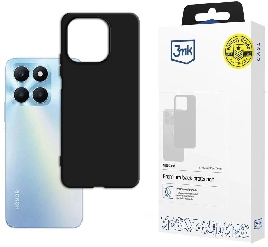 3Mk Protection 3mk matinis dėklas, skirtas Honor X6A - juodas