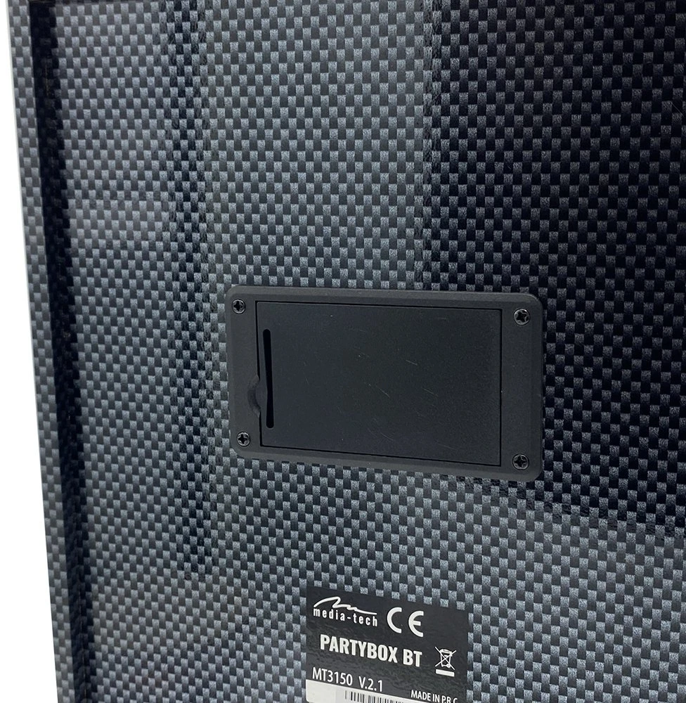 Media-Tech MT3150 Nešiojama Bluetooth garsiakalbio sistema MediaTech Partybox BT su karaoke funkcija