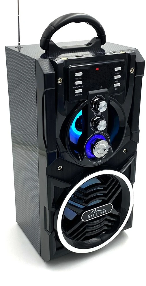 Media-Tech MT3150 Nešiojama Bluetooth garsiakalbio sistema MediaTech Partybox BT su karaoke funkcija