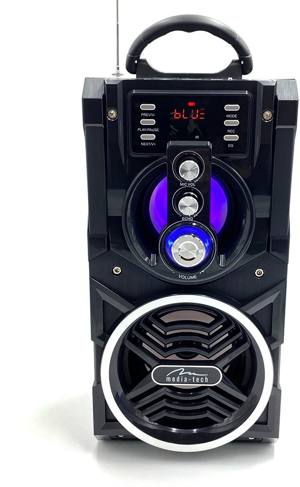 Media-Tech MT3150 Nešiojama Bluetooth garsiakalbio sistema MediaTech Partybox BT su karaoke funkcija