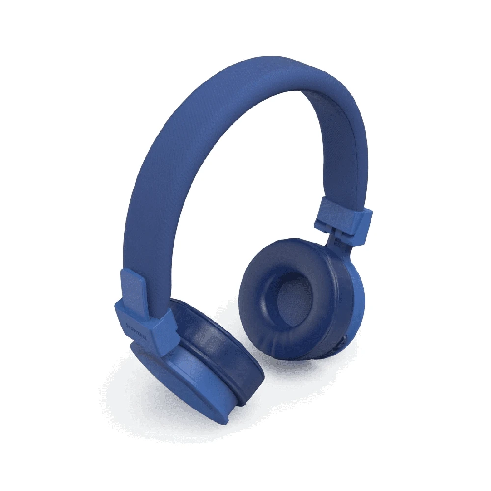 Dėklas Mėlynos belaidės Bluetooth stereo ausinės Hama Freedom Lit II