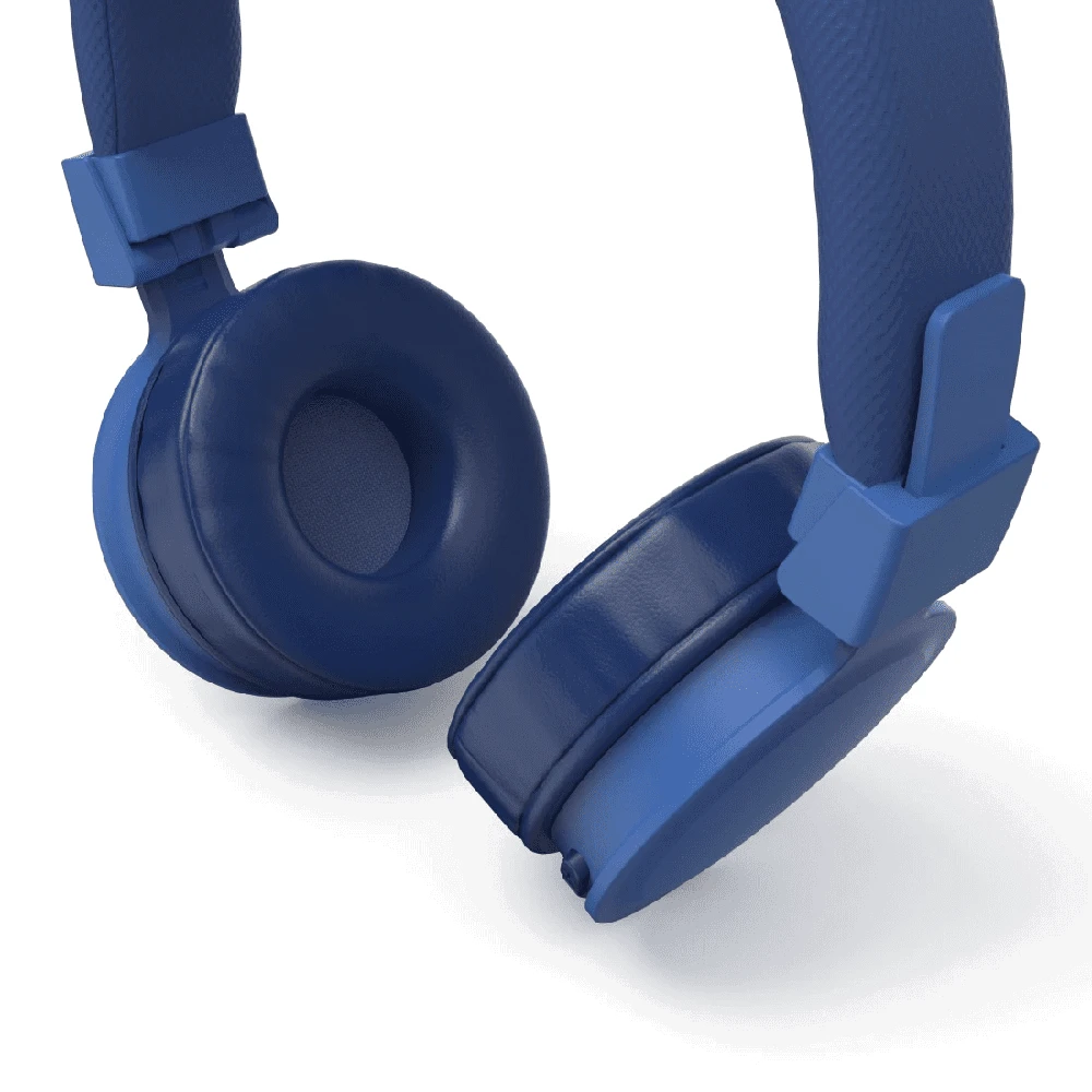 Dėklas Mėlynos belaidės Bluetooth stereo ausinės Hama Freedom Lit II