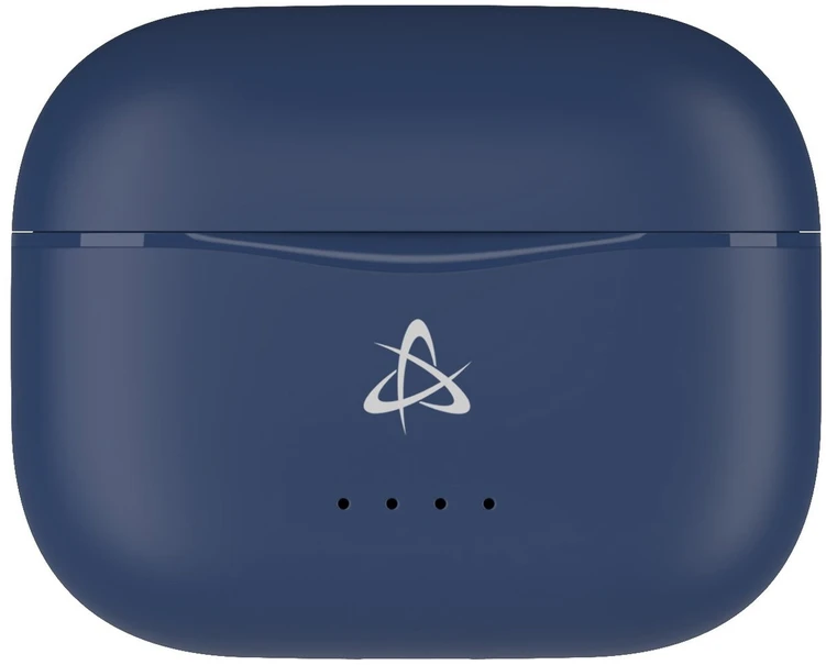 Dėklas Mėlynos Bluetooth į ausį dedamos ausinės