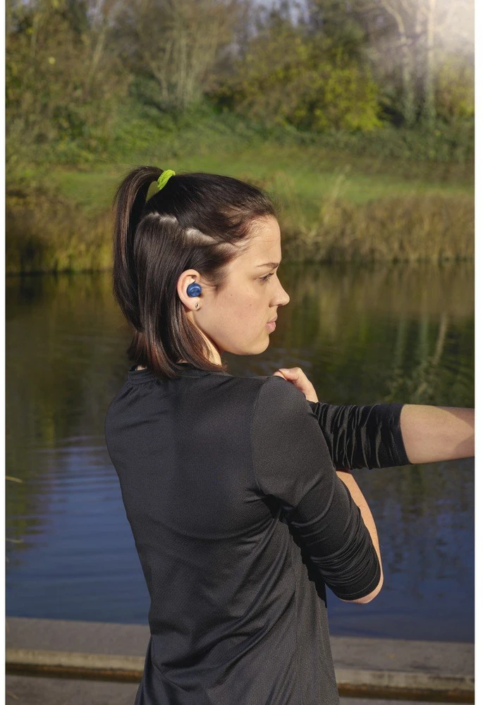 Planšetinis kompiuteris Hama "Spirit Chop" Bluetooth ausinės, tikros belaidės, įdedamos į ausis, mėlynos