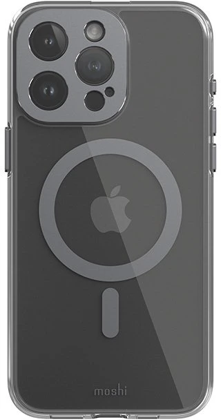 Moshi iGlaze MagSafe - dėklas skirtas Apple iPhone 15 Pro Max Meteorite Gray