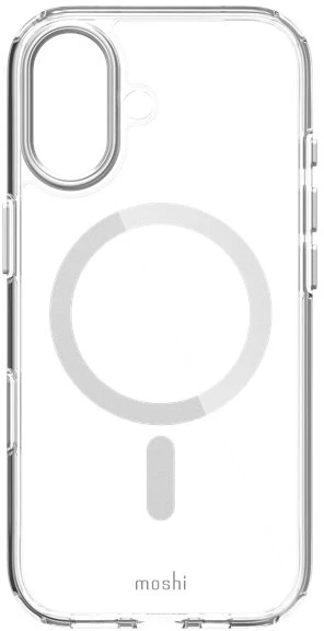 Dėklas Moshi iGlaze MagSafe - Case Apple iPhone 17 Luna Sidabrinis