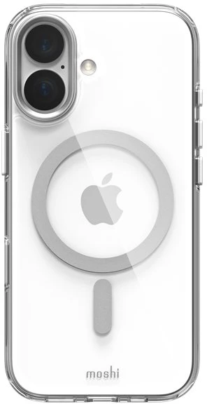 Dėklas Moshi iGlaze MagSafe - Case Apple iPhone 17 Luna Sidabrinis